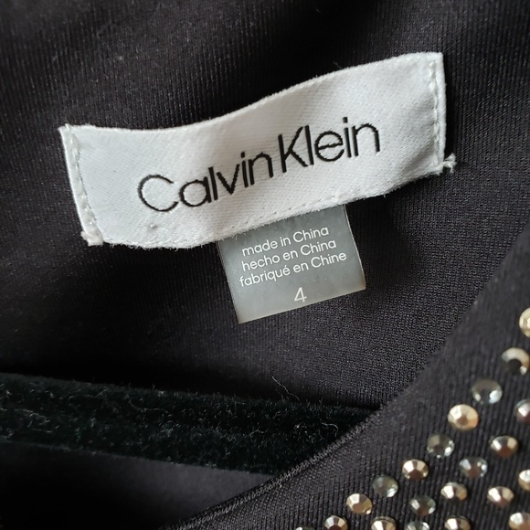 Calvin Klein Gold and Silver Studded Dress - Picture 4 of 6